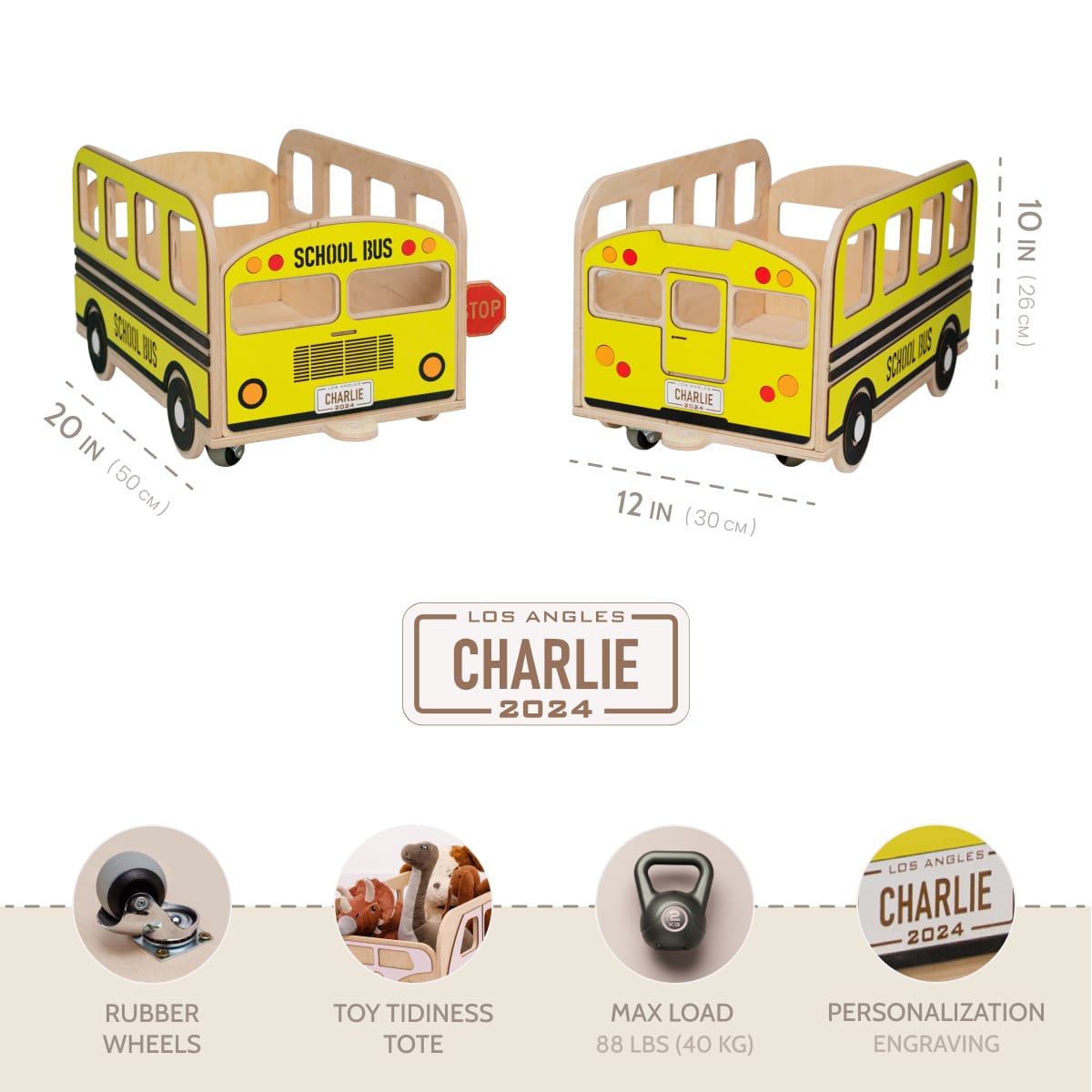 Toy Box School Bus