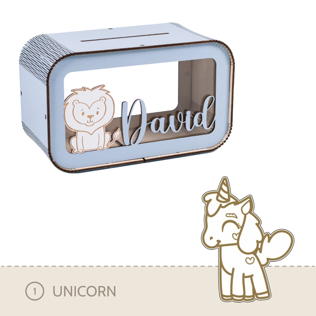 Piggy Bank Blue