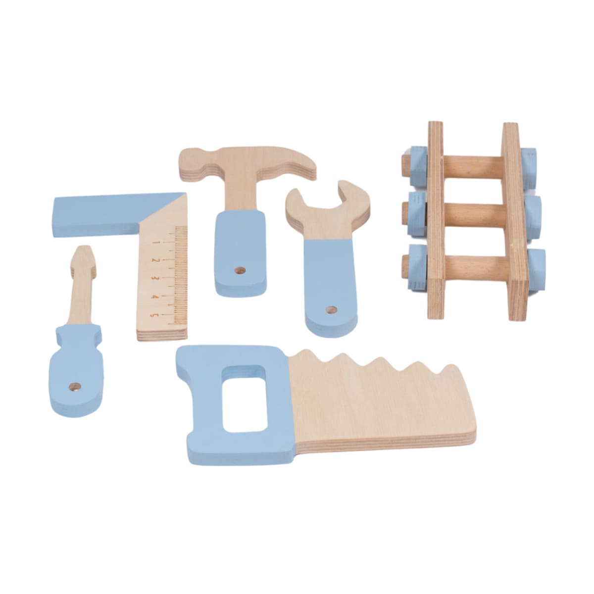 Wooden Tools Blue