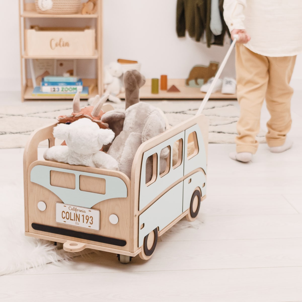 Toy Box Bus Blue