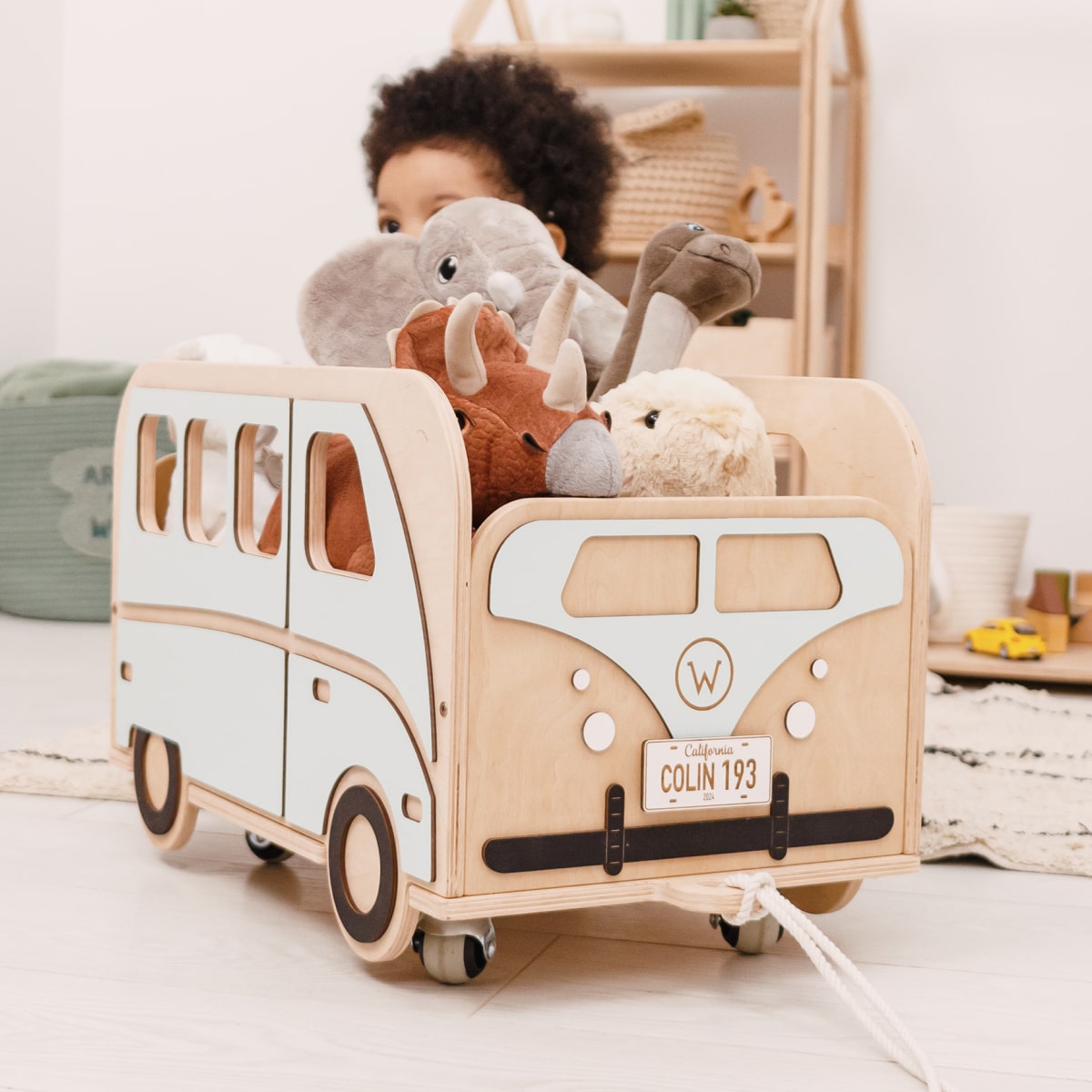 Toy Box Bus Blue