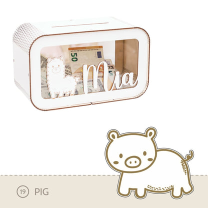 Piggy Bank White