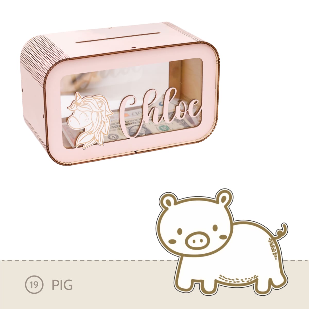 Piggy Bank Pink