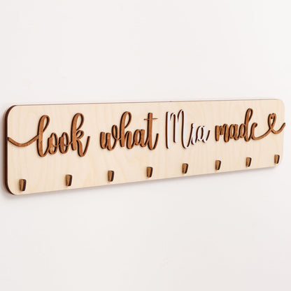 Look What I Made Sign White