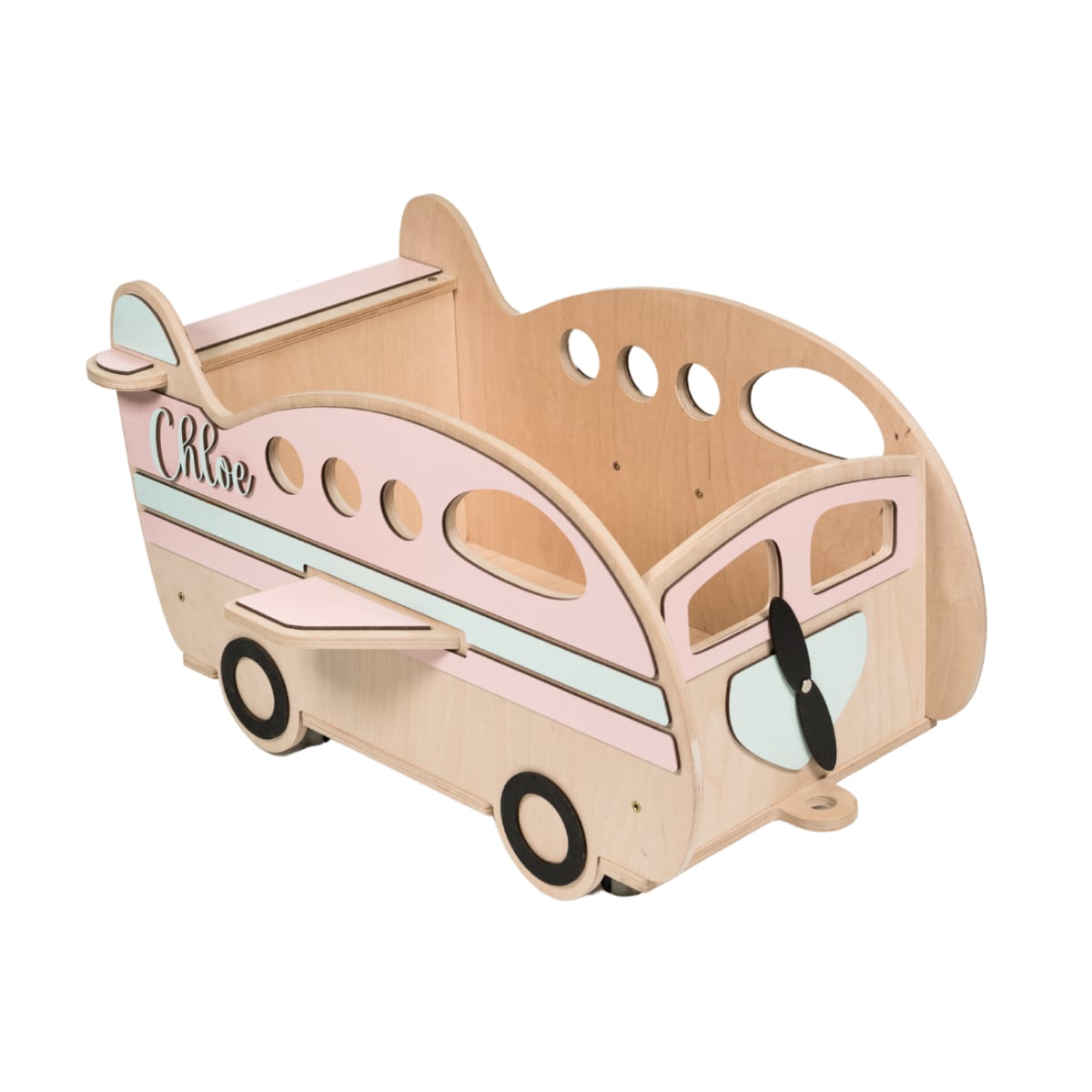 Toy Box Airplane Pink