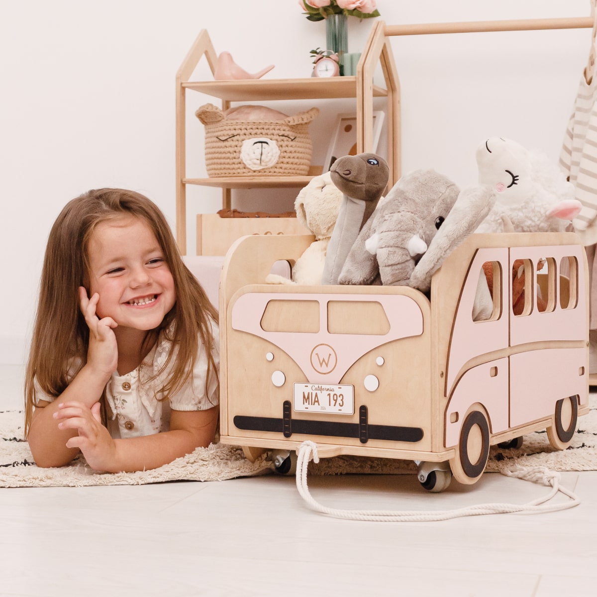 Toy Box Bus Pink